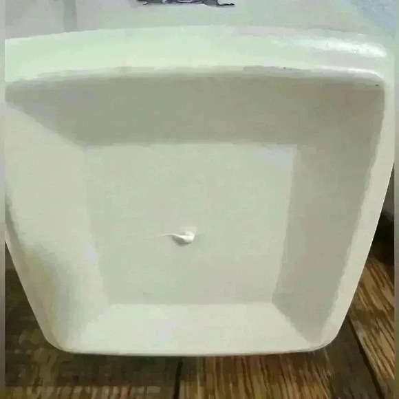 Vtg 4 Piece Kitchen Canister Set Plastic Square Nesting Beige Brown MCM Kitschy - Picture 6 of 11